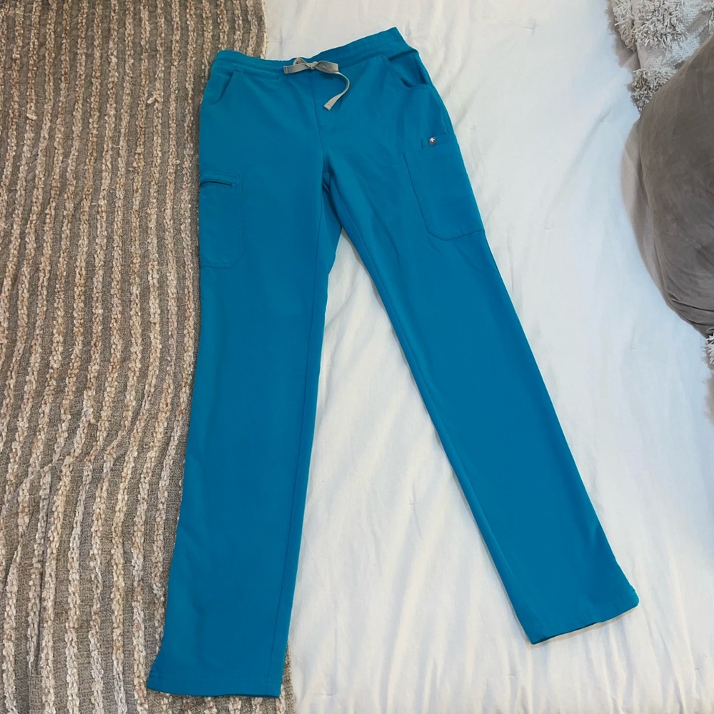 Figs Women’s Teal Yola Tall Skinny Scrub Pants